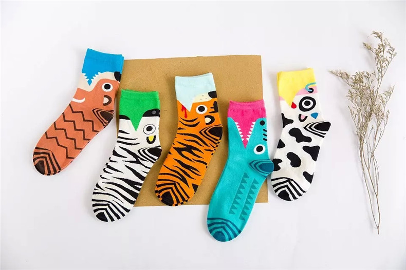 Animal patterns sock